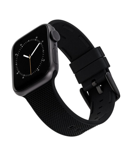 Ремешок для часов WITHit черного цвета с тканевым плетением, совместимый с Apple Watch 42/44/45/Ultra/Ultra 2