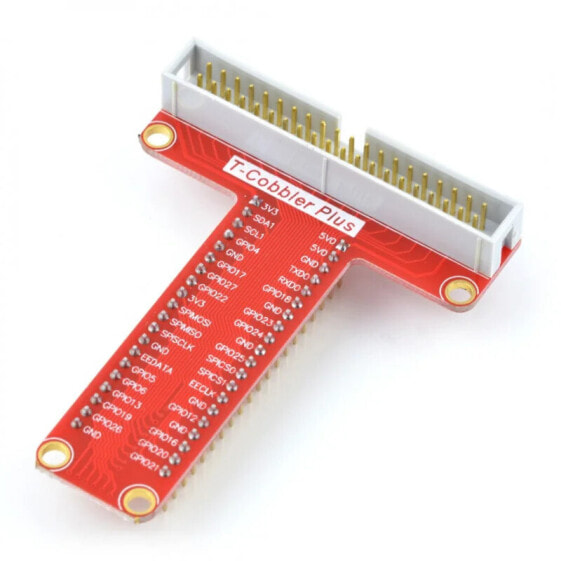 Extension GPIO Raspberry Pi 3/2/B+ to the contact plate + tape