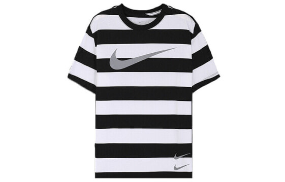 Футболка мужская с полосками Nike Swoosh Stripe CQ5197-100