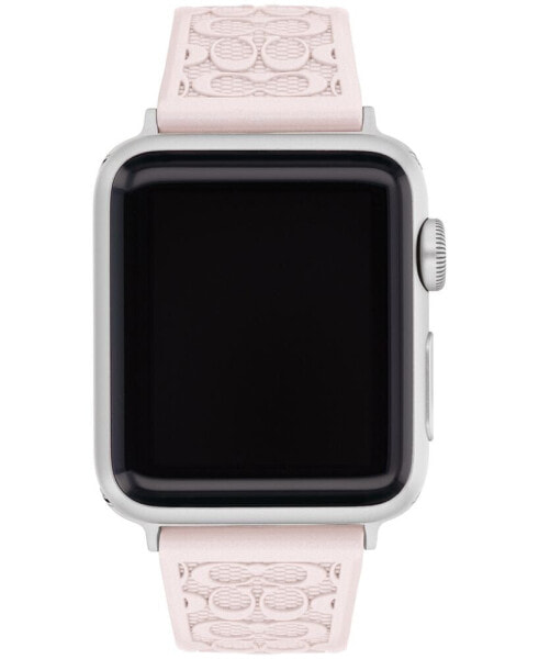 Часы COACH Pink Pearlized Silicone Strap Apple Watch