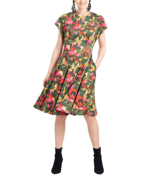 Natori Floral Midi Dress Women's 10