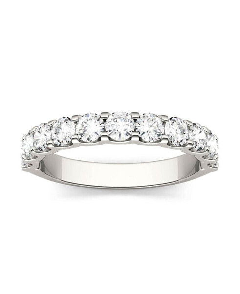 Moissanite Anniversary Band 1-1/10 ct. t.w. Diamond Equivalent in 14k White or Yellow Gold