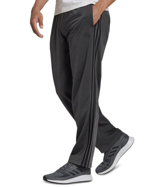 Men's Primegreen Essentials Warm-Up Open Hem 3-Stripes Track Pants