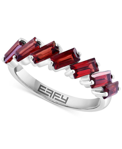 EFFY® Peridot Emerald-Cut Statement Ring (1-1/2 ct. t.w.) in Sterling Silver. (Also available in Peridot Emerald, Multi-Gemstone, Garnet, Citrine, Blue Topaz and Amethyst)