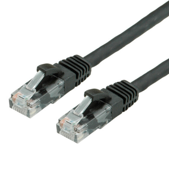 VALUE UTP Cable Cat.6 - halogen-free - black - 3m - 3 m - Cat6 - U/UTP (UTP) - RJ-45 - RJ-45