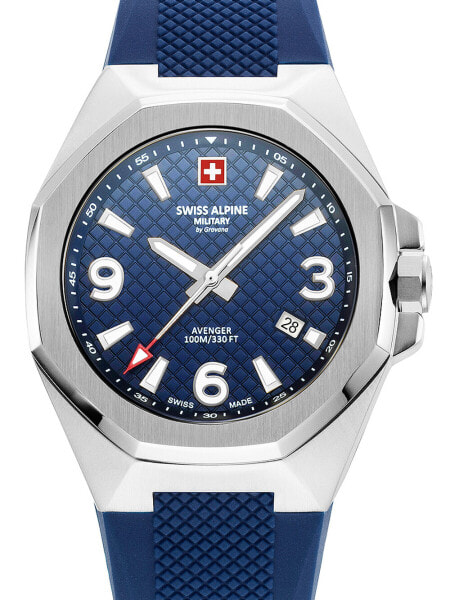 Наручные часы Swiss Alpine Military 7063.9174 Chrono 45mm 10ATM.