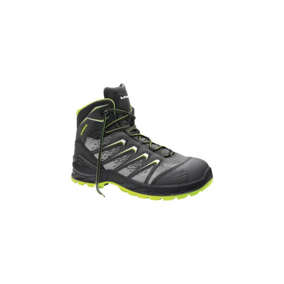 Lowa Sicherheitsstiefel Larrox Work GTX grey Mid Größe 42 grau/grün S3 CI/HI/HRO/SRC EN ISO 20345 Textilmaterial