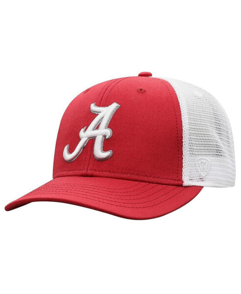 Men's Crimson, White Alabama Crimson Tide Trucker Snapback Hat