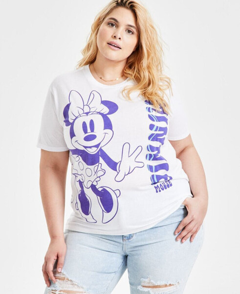 Trendy Plus Size Minnie Mouse Graphic Print T-Shirt