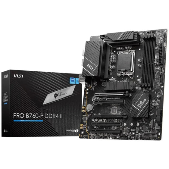 MSI Pro B760-P DDR4 II, Sockel LGA 1700, Intel B760, ATX - DDR4