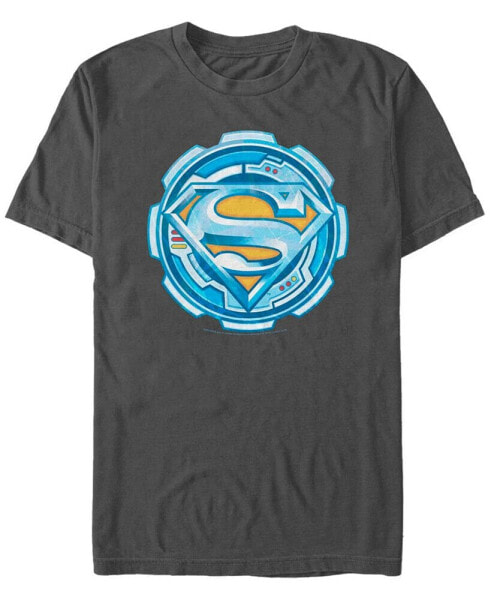 DC Men's Superman Technical Gear Logo Short Sleeve T-Shirt