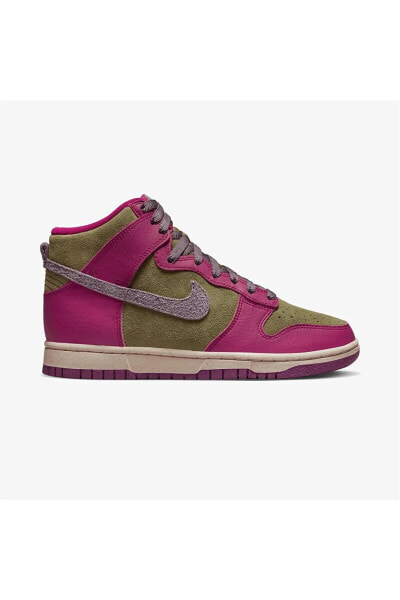 Кроссовки спортивные Nike Dunk High Unisex Yeşil Pembe Limited Edition FB1273-500