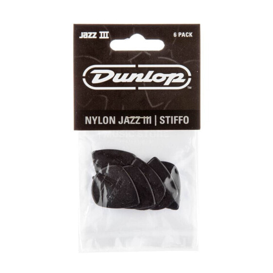 Dunlop JD-PIC-473PS Jazz III Stiffo 1.38mm (6-Pack)