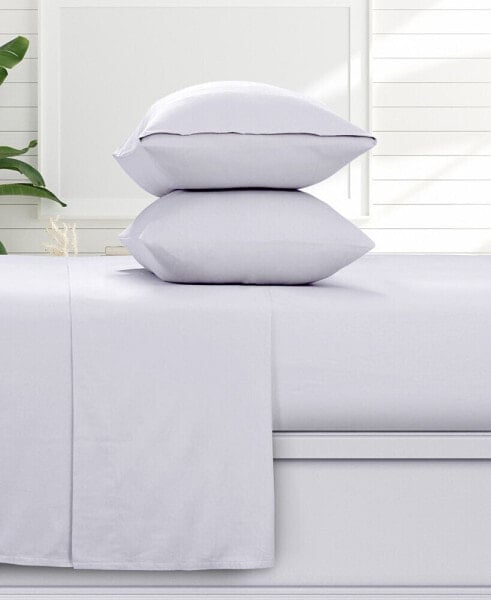 Solid 170-GSM Flannel Extra Deep Pocket 3 Piece Sheet Set, Twin