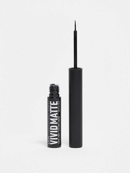 NYX Professional Makeup Vivid Matte Liquid Eyeliner - Black