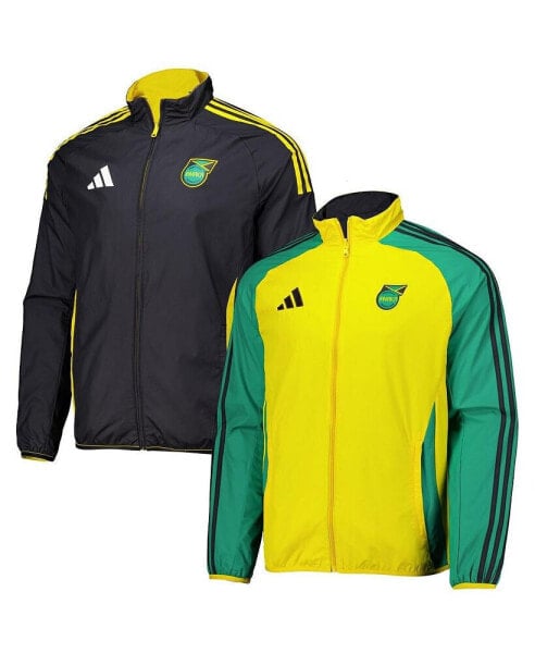 Men's Yellow Jamaica National Team 2024 Reversible Anthem Full-Zip Jacket