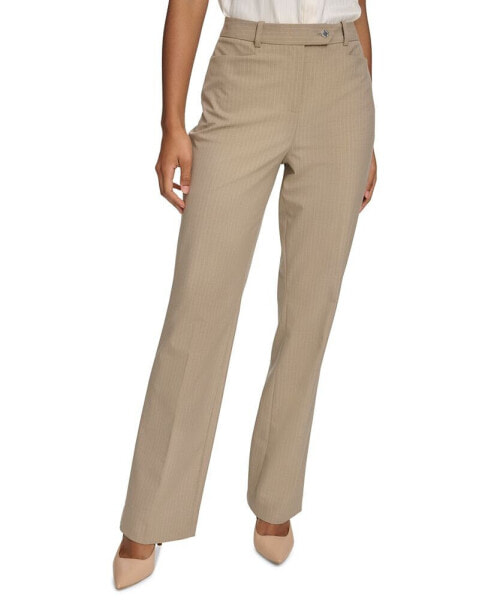 Women's Pinstriped Modern Fit Pants