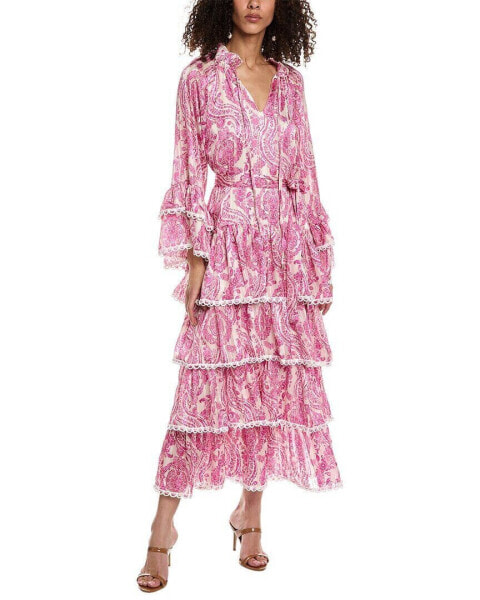 Beulah Tiered Maxi Dress Women's Pink All