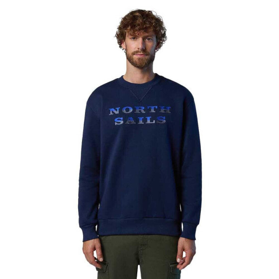 NORTH SAILS Logo Embroidery Crew Neck Sweatshirt