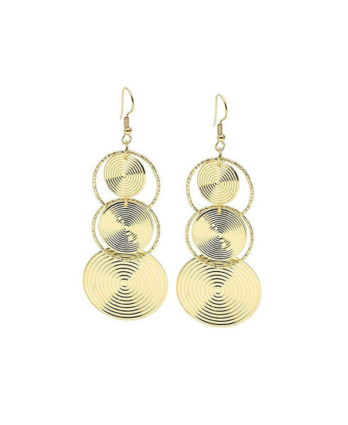 Women's Circular Drop Earrings