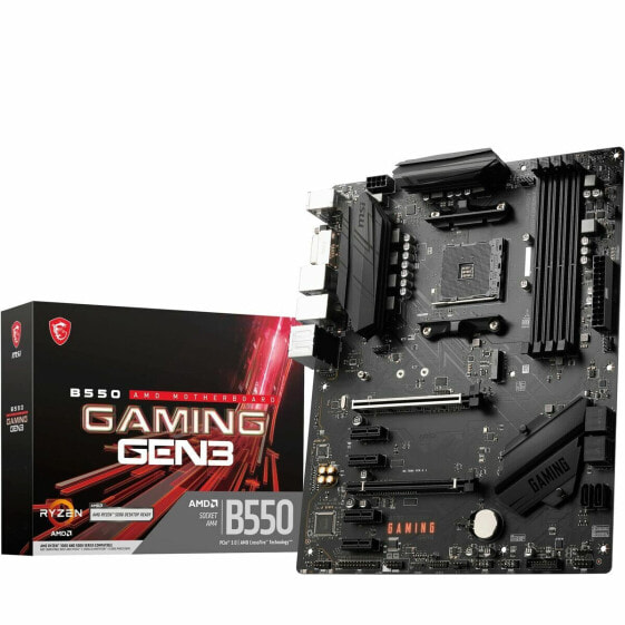 Материнская плата MSI B550 GAMING GEN3 AMD B550 AMD AMD AM4