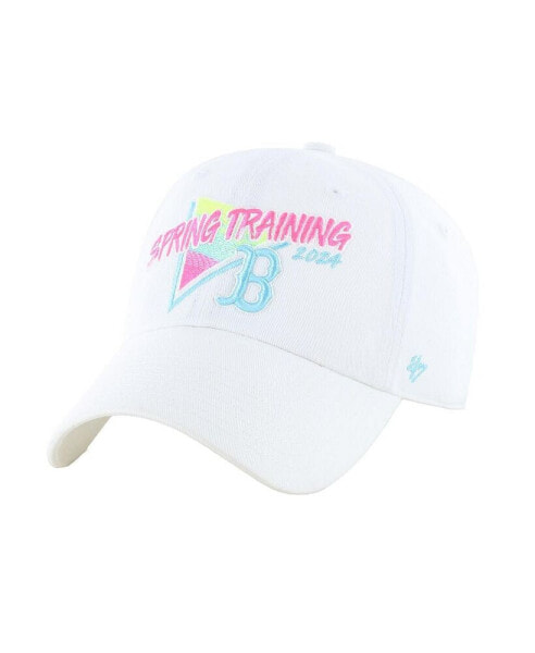 Men's White Boston Red Sox 2024 Spring Training Vapor Wave Clean Up Adjustable Hat