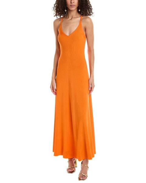 Ted Baker Rib Maxi Dress Women's Orange 2