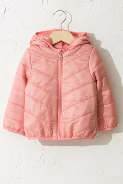 Куртка для малышей LC WAIKIKI Детская розовая куртка с капюшоном