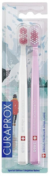 Very fine toothbrush 5460 Ultra Soft Winter 2019 - Pink 2 pcs