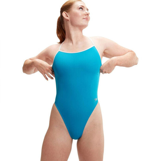 SPEEDO Solid Vback Swimsuit