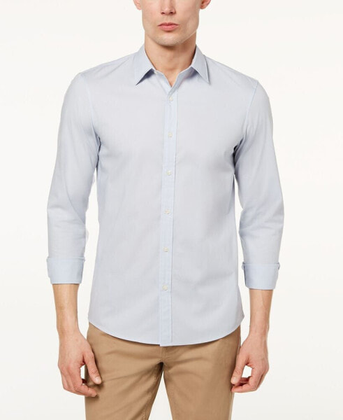 Men's Stretch Button-Front Shirt