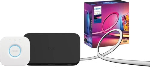 Philips Hue Play HDMI Sync Box + Gradient Light Strip 55+ inches + Bridge