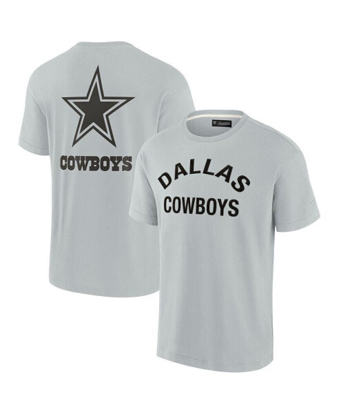 Футболка мужская Fanatics Signature Dallas Cowboys Серый Super Soft