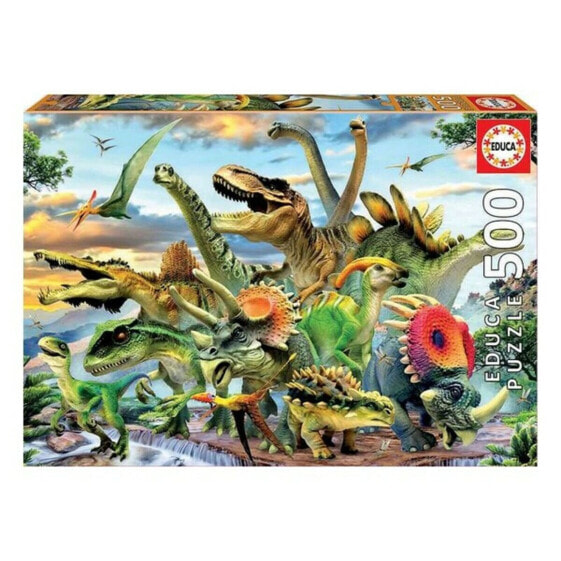 Пазл Educa Динозавры 500 предметов
