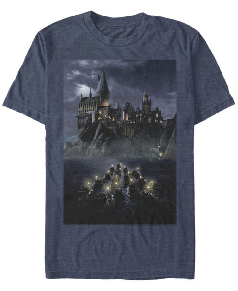 Men's Castle Poster Short Sleeve Crew T-shirt