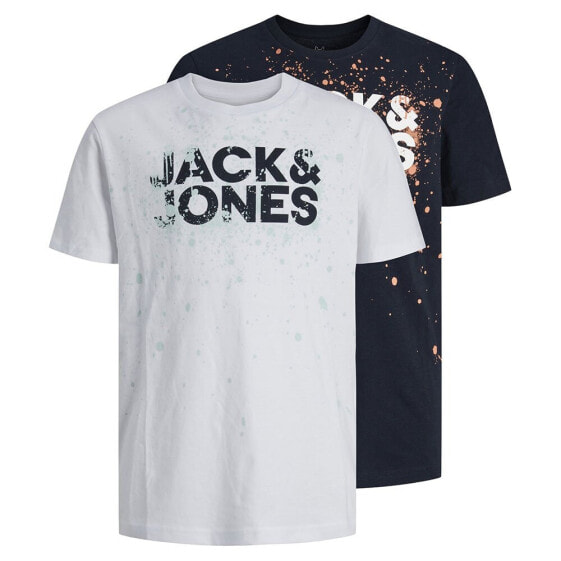 JACK & JONES Splash Smu short sleeve T-shirt 2 units