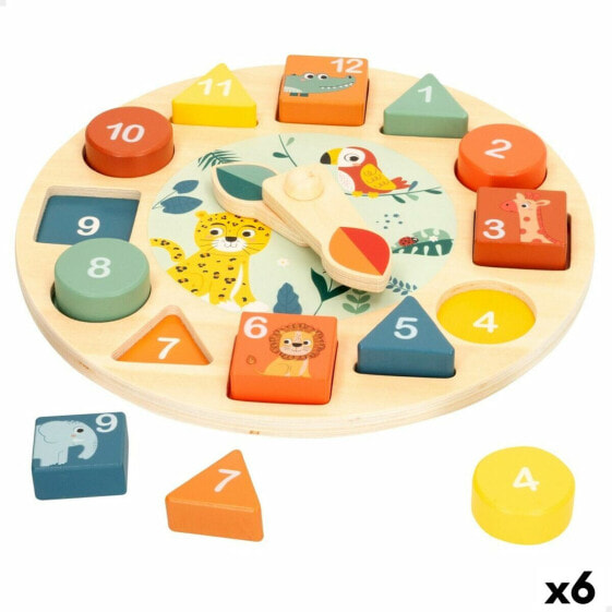 Развивающие игрушки WooMax Образовательная игра Животные наручные часы (6 штук)
