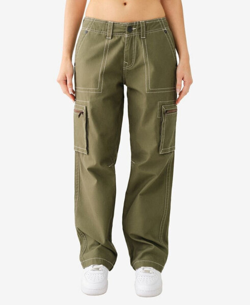 Women's Zipper Military Cargo Pants