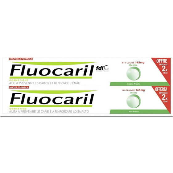 Зубная паста FLUOCARIL Bi-145 Menta 2X75 мл