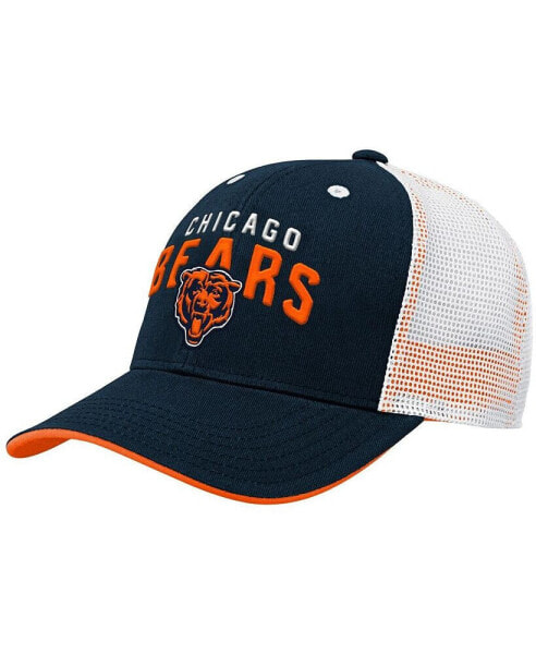 Бейсболка для мальчиков OuterStuff Chicago Bears Navy Core Lockup Snapback