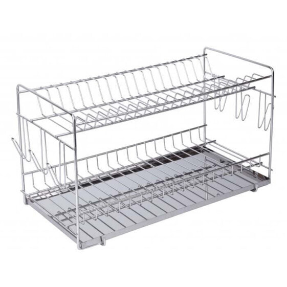 SAUVIC 50 cm stainless steel dish drainer