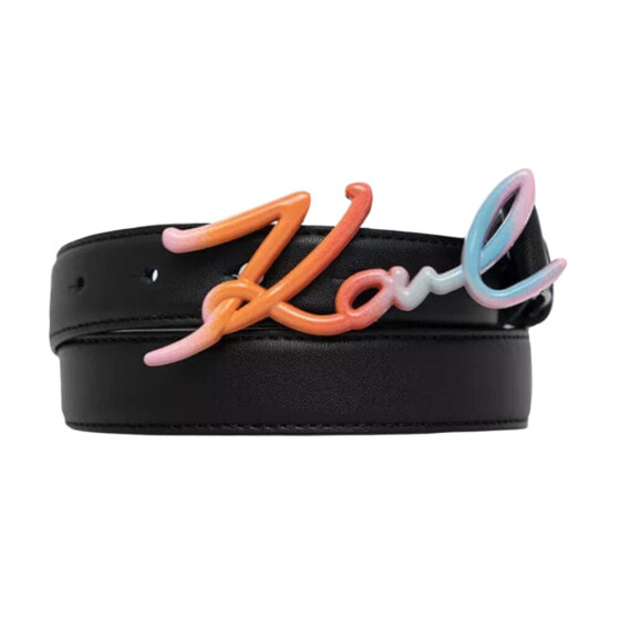 Ремень мужской KARL LAGERFELD Signature Rainbow.