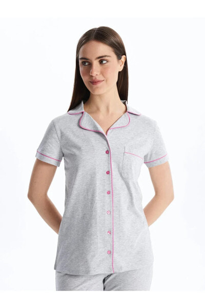 Пижама LCW DREAM Shirt Collar Short-Sleeve
