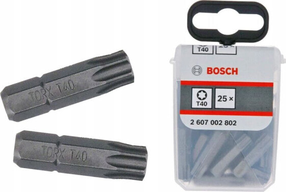 Bosch końcówka wkręcająca EXH T40 x 25mm 25 sztuk (2607002802)