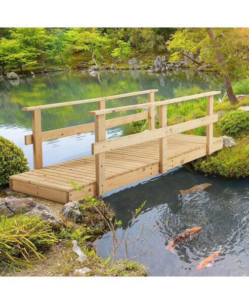 Stunning Wooden Garden Bridge Safety & Serenity for Your Outdoor Oasis