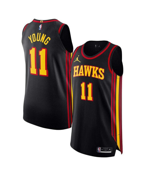 Men's Trae Young Black Atlanta Hawks Authentic Player Jersey - Statement Edition