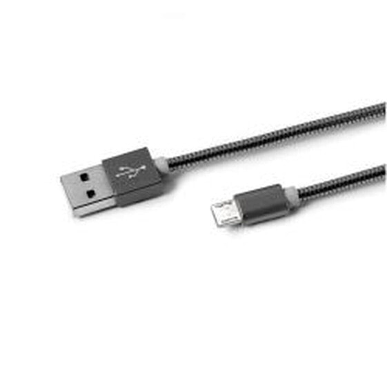 Кабель Micro USB Celly USBMICROSNAKEDS Чёрный
