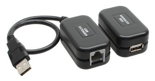 InLine USB Extender up to 60m over RJ45 Patch Cable Cat.5e or better