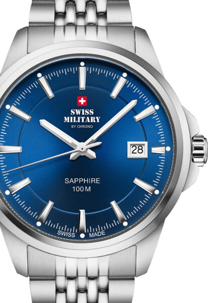 Часы и аксессуары Swiss Military Klassik Saphirglas 40 мм 10 Атм. SM34104.03
