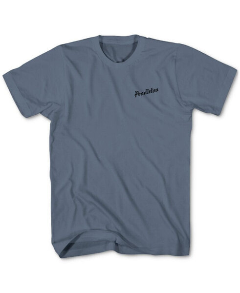 Men's Vintage Buffalo Crewneck Short Sleeve Graphic T-Shirt